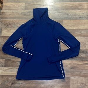 NIKE Pro Blue Long Sleeve Turtleneck Top size M